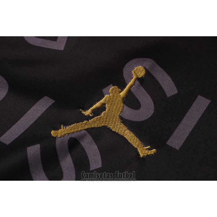 Chandal del Paris Saint-Germain Jordan Manga Corta 2021-2022 Negro